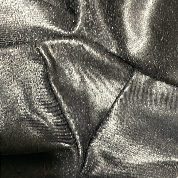 Spanx by Sara Blakey Black Faux Leather Skinny Ankle Pants Size XS - Picture 6 of 8